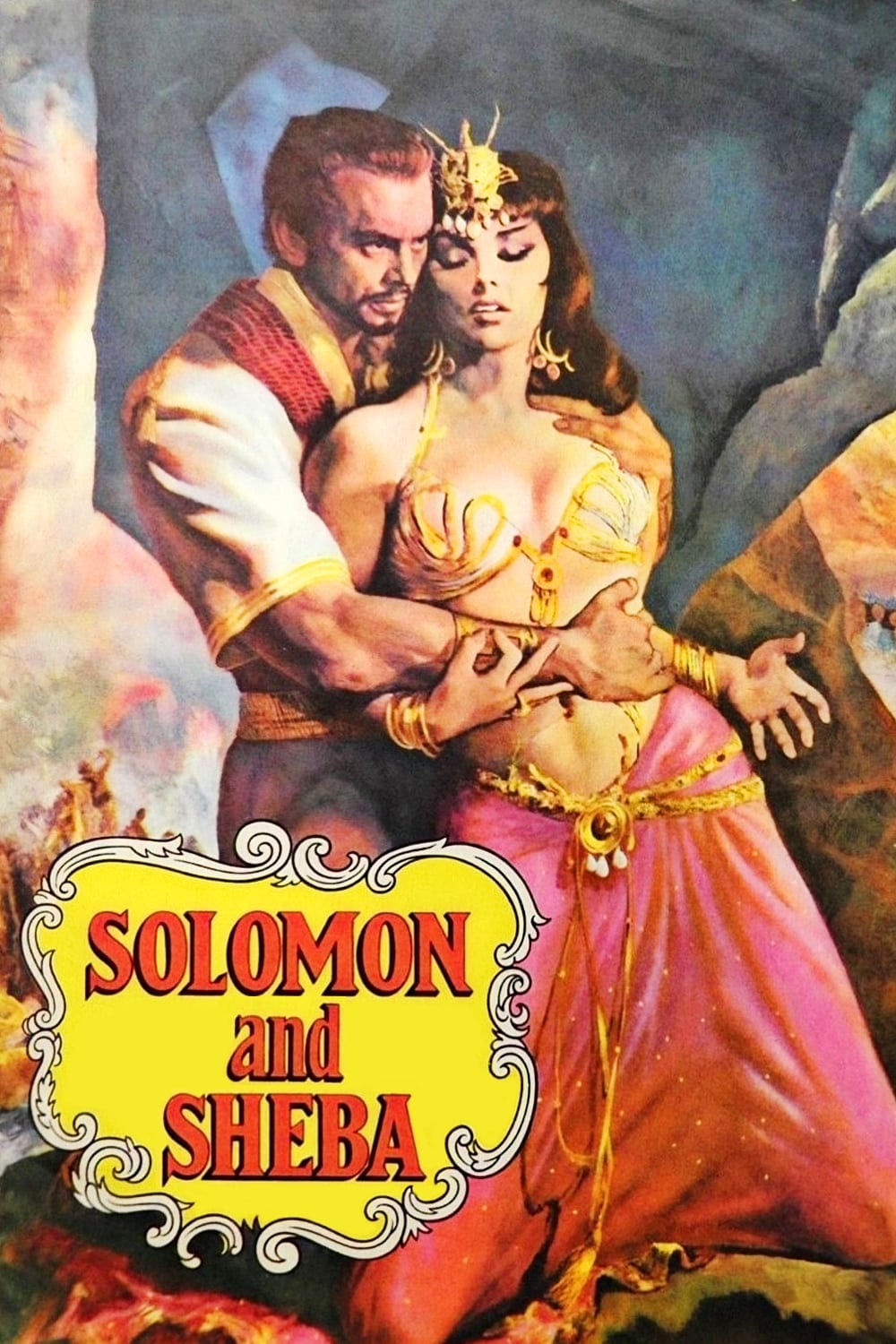 постер Соломон и царица Савская